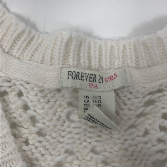 Crochet jacket from Forever 21 Girls. EUC - Picture 4 of 5